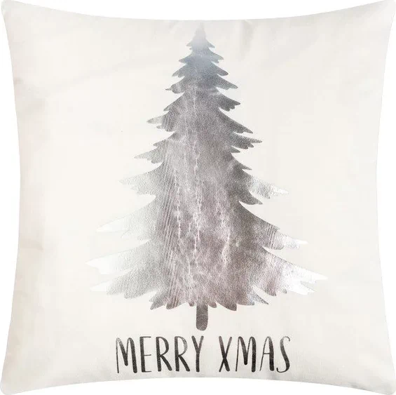 Наволочка Этель "Merry xmas" 40х40 см, 100% п/э, велюр