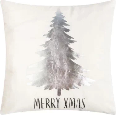 Наволочка Этель "Merry xmas" 40х40 см, 100% п/э, велюр