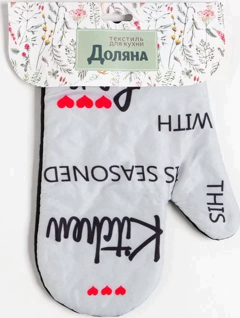 Варежка Доляна "Kitchen" 26*16 см, 100% п/э