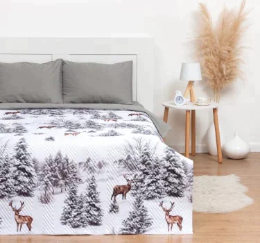 Покрывало Этель 2 сп Snow forest, 180х210 см
