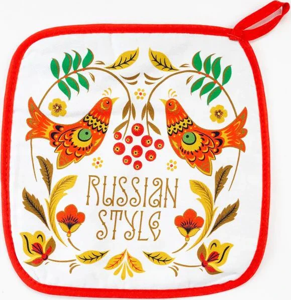 Прихватка "Этель" Russian style 19х19см,100% х/л, ватин 250г/м2