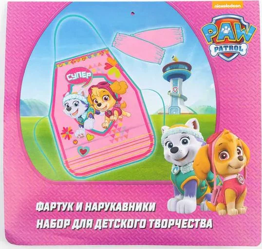 Фартук с нарукавниками детский PAW PATROL «Скай и Эверест», 49х39 см