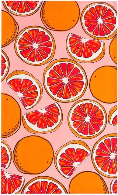 Набор кухонных полотенец Доляна Citrus mix 35х60см-4шт, 100% хл
