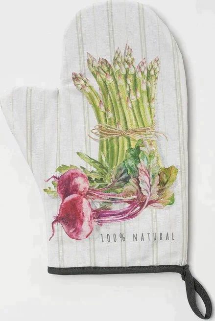 Варежка-прихватка "Vegetable" 20х28см,саржа, 100% х/л, ватин 250г/м2