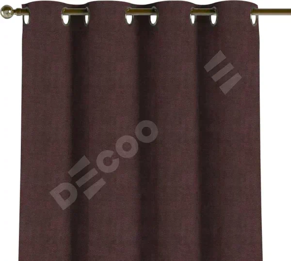 Комплект штор на люверсах cotton блэкаут лиловый