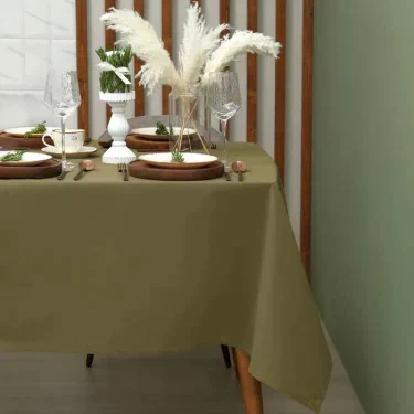 Скатерть Этель Kitchen 150х220 см, цвет зелёный, 100% хл, саржа 220 г/м2