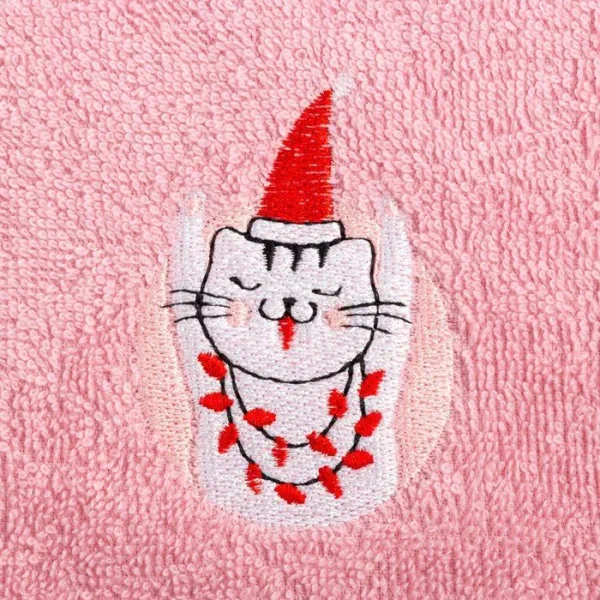 Набор полотенец "Merry catmas" 30х60 см-2 шт, хлопок 340гр/м2