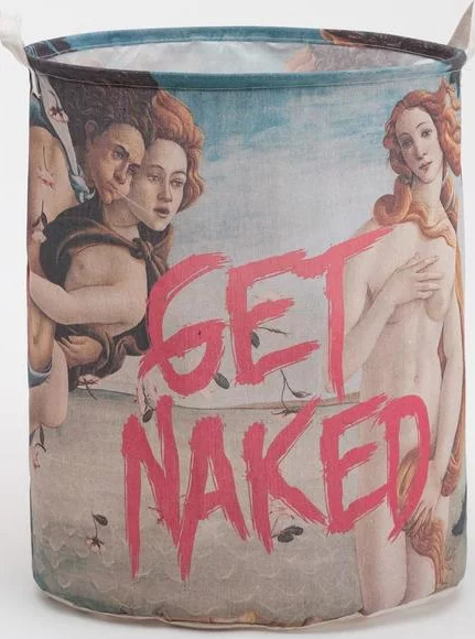 Корзина текстильная Этель "Get naked", 45*55 см