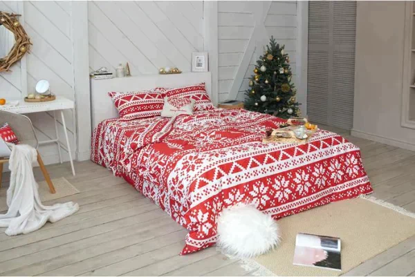 Постельное белье LoveLife 1,5сп Christmas ornament 143*215см,150*225см,50*70см-2шт