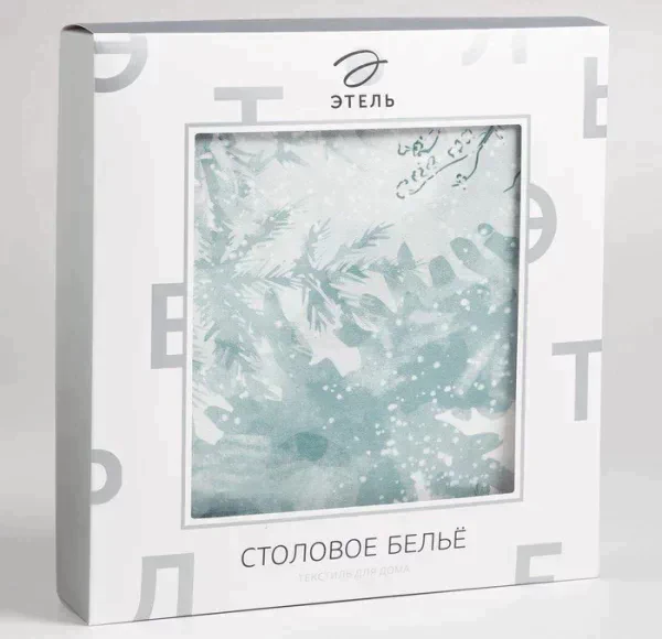 Скатерть "Этель" Winter mood 150х180+/-2 см с ГМВО, 100% хл, саржа 190 г/м2