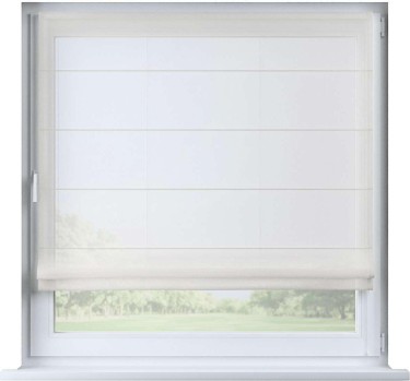 Римская штора «Кортин» на створку, тюль шампань