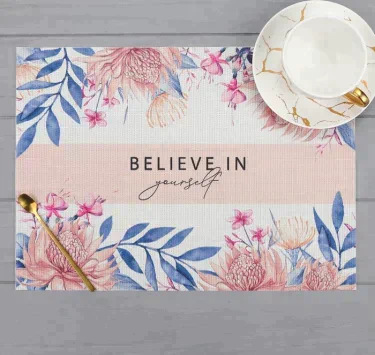 Салфетка на стол "Believe", ПВХ, 40х29 см