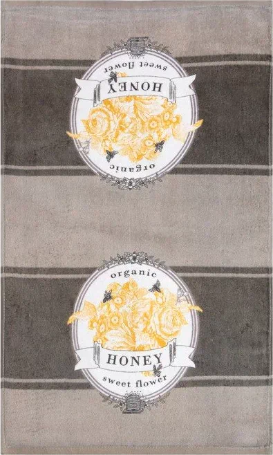 Полотенце кухонное Доляна "Honey", 40*60 см, велюр/махра