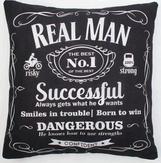 Постельное бельё "Этель" евро Real Man 200х217 см, 240*220 см, 50х70+3 см - 2 шт
