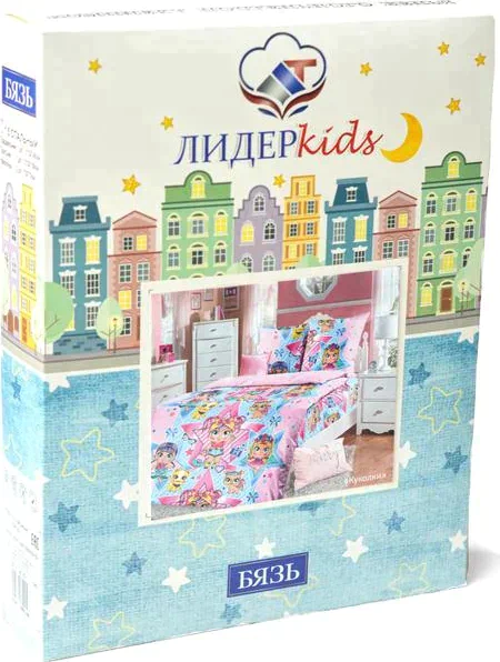 Постельное бельё 1,5сп ЛидерТекс «Куколки» 145х215, 150х215, 70х70 2шт