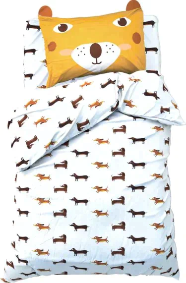 Постельное белье Этель 1,5 сп Funny dogs 143х215 см, 150х214 см, 50х70 см -1 шт