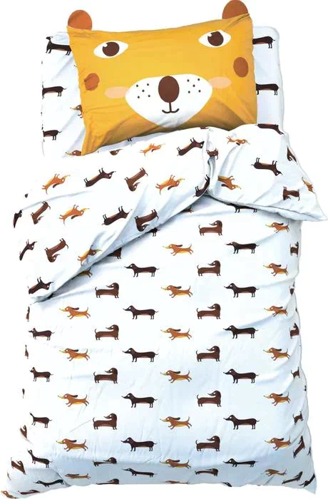 Постельное белье Этель 1,5 сп Funny dogs 143х215 см, 150х214 см, 50х70 см -1 шт