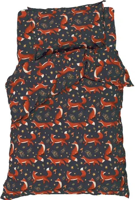 Постельное бельё Этель 1,5 сп "Forest and fox" 143х215 см, 150х214 см, 50х70 см -1 шт, 100% хлопок, бязь