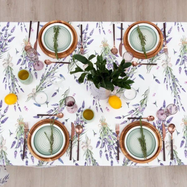 Скатерть "Этель" Lavender 149х110 см, 100% хл, саржа 190 г/м2