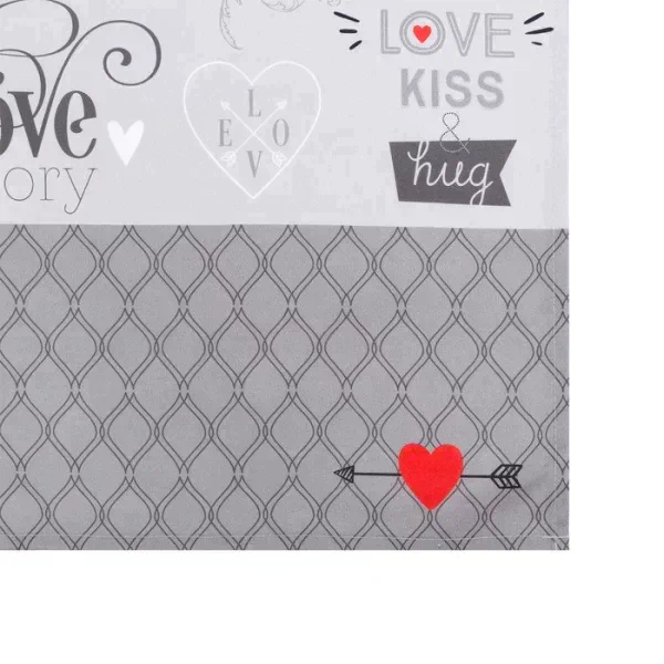Полотенце "Этель" Love 40х67 см, 100% хл, саржа 190 гр/м2