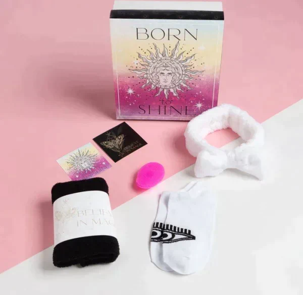 Набор подарочный Этель Born to shine полотенце и аксс (4 предмета)