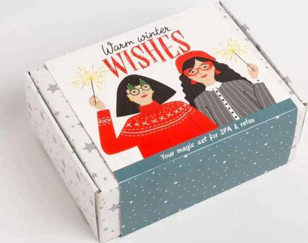 Набор подарочный «Новый год: Warm winter wishes» полотенце и аксессуары