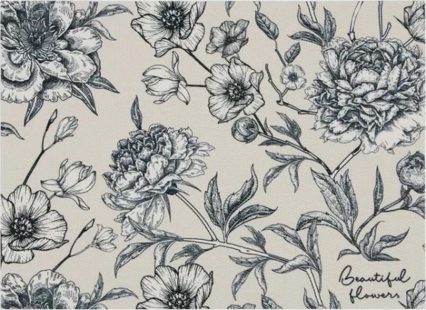 Салфетка на стол Доляна "Beautiful flowers" ПВХ 40*29см
