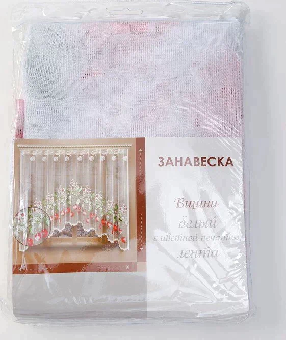 Штора с печатью МИКС 265х160 см, 100% п/э, шторная лента