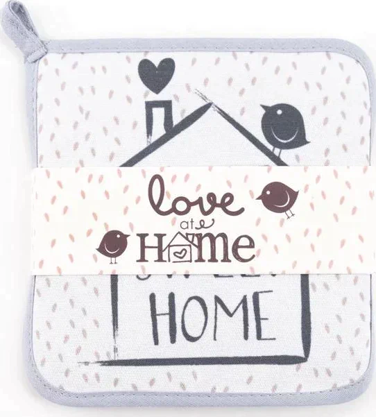 Набор кухонный "Love at home" прихватка, подставка под горячее
