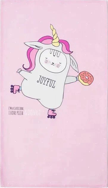 Полотенце "Этель" Caticorn 40х73 см,  100% хлопок, саржа 190 г/м2