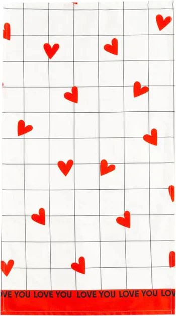 Полотенце "Этель" Love is  40х73см, 100% хл, саржа 190 г/м2