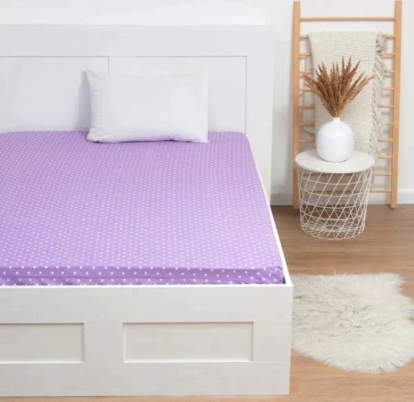 Простыня на резинке Этель 180х200х25 см, Purple style