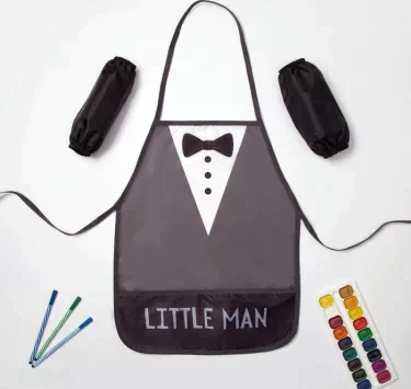 Фартук с нарукавниками детский Этель "Little man", 49 х 39 см