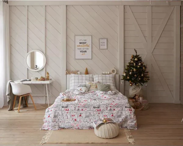 Постельное белье Этель Евро Xmas cat 200*217 см, 240*220 см, 70*70 см - 2 шт