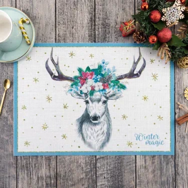 Новогодняя салфетка на стол Winter magic, 40х29 см