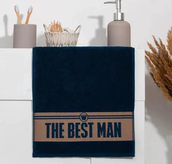 Полотенце махровое Этель "The best man" 30х60 см, 100% хл, 360гр/м2