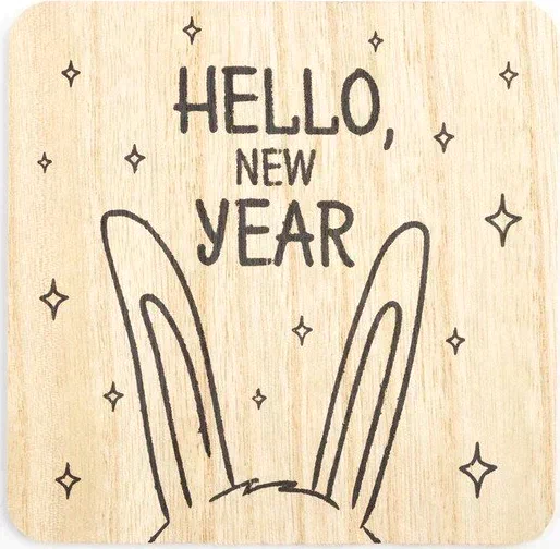 Набор кухонный Доляна Happy New Year: подставка, прихватка