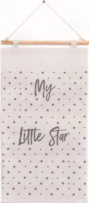 Кармашек текстильный Этель "My little star", 3 отделения, 34*63,5 см