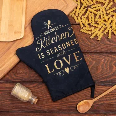 Варежка-прихватка Kitchen 20х28см,35% х/л,65% п/э,ватин 250г/м2