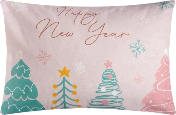 Комплект наволочек "Этель" New Year  50х70 см - 2 шт, 100% хлопок, бязь