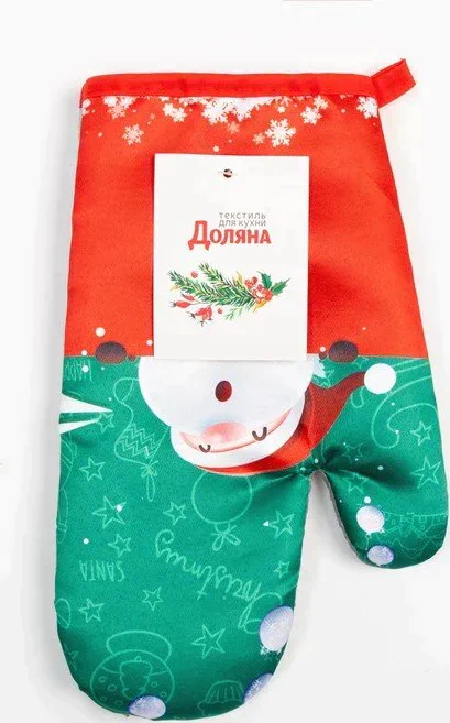 Варежка Доляна "Дед мороз" 26*16 см, 100% п/э