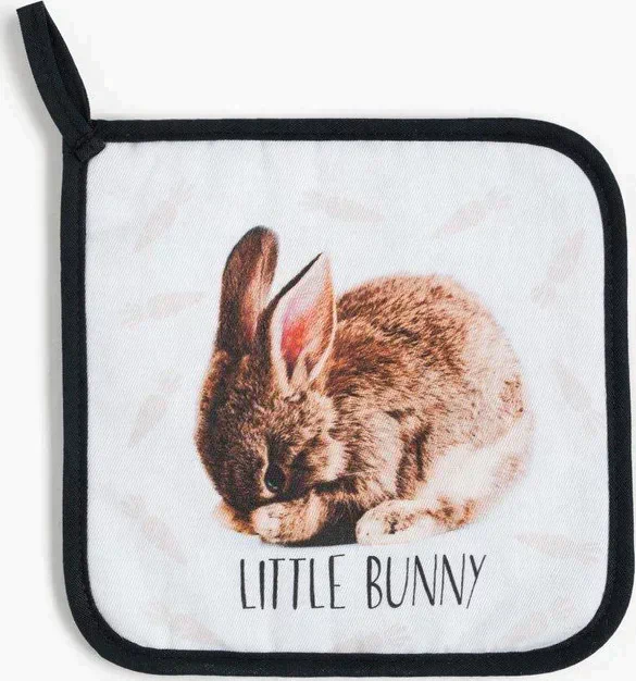 Набор кух. "Little bunny" варежка-прихватка 20х28 см, прихватка 19х19 см, 100% хл
