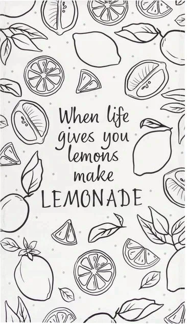 Полотенце "Этель" Lemonade 40х73 см, 100% хл, саржа 190 г/м2