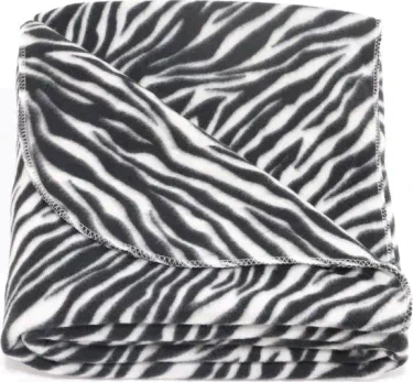Плед Zebra 130x150 см, флис 120 г/м, полиэстер 100%