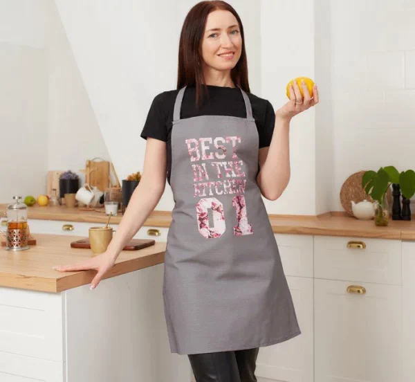 Фартук Этель Best in the kitchen 60х70 см, 100% хлопок, репс 210 г/м2