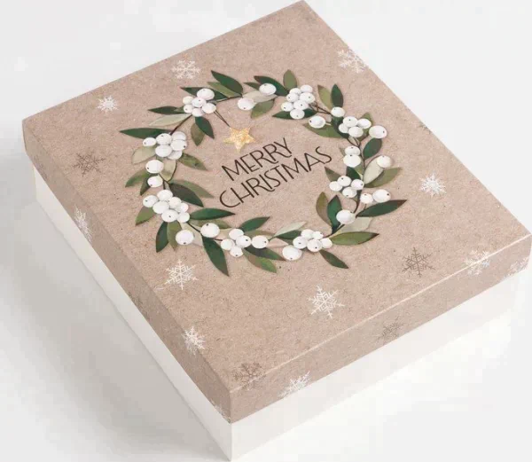Набор подарочный Этель Merry Christmas полотенце 30х60см и аксс (5 предм)