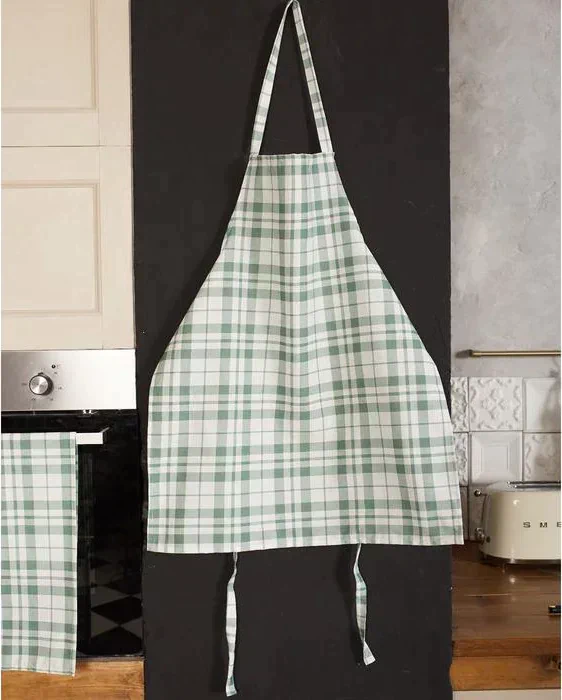 Фартук "Этель" Eucalyptus (клетка) 60х70см, 100%хл,саржа 190 гр/м2