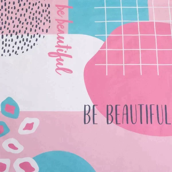 Постельное бельё «Этель» 1.5 сп Be beautiful 143*215 см, 150*214 см, 50*70 см -1 шт,100% хл, бязь
