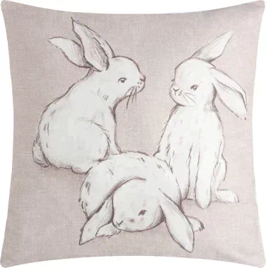 Наволочка декоративная "Этель" Bunny 40 х 40 см, 100% хлопок