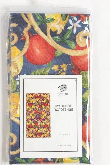 Полотенце "Этель" Southern fruits 40х73 см, 100% хл, саржа 190 гр/м2